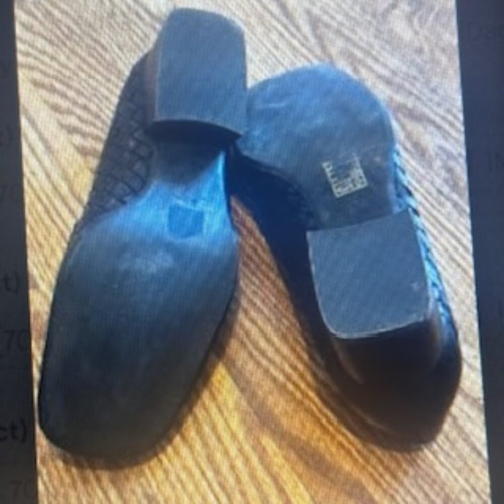 Jeffrey Campbell Woven Leather Loafers Size 8.5 - Picture 3 of 3